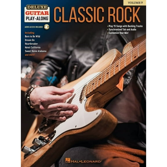 Classic Rock Deluxe Guitar Play-Along Volume 7 - Book/Online Audio, (Paperback)