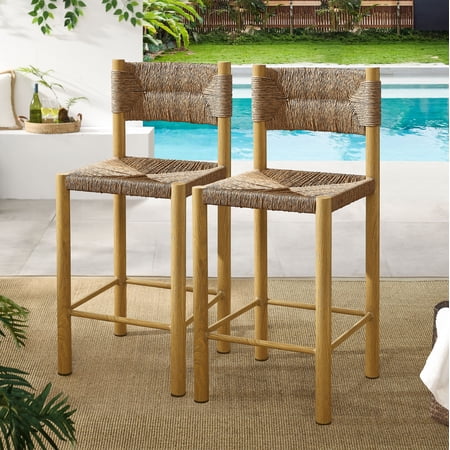 Parkland Counter Stools Set of 2 in Natural