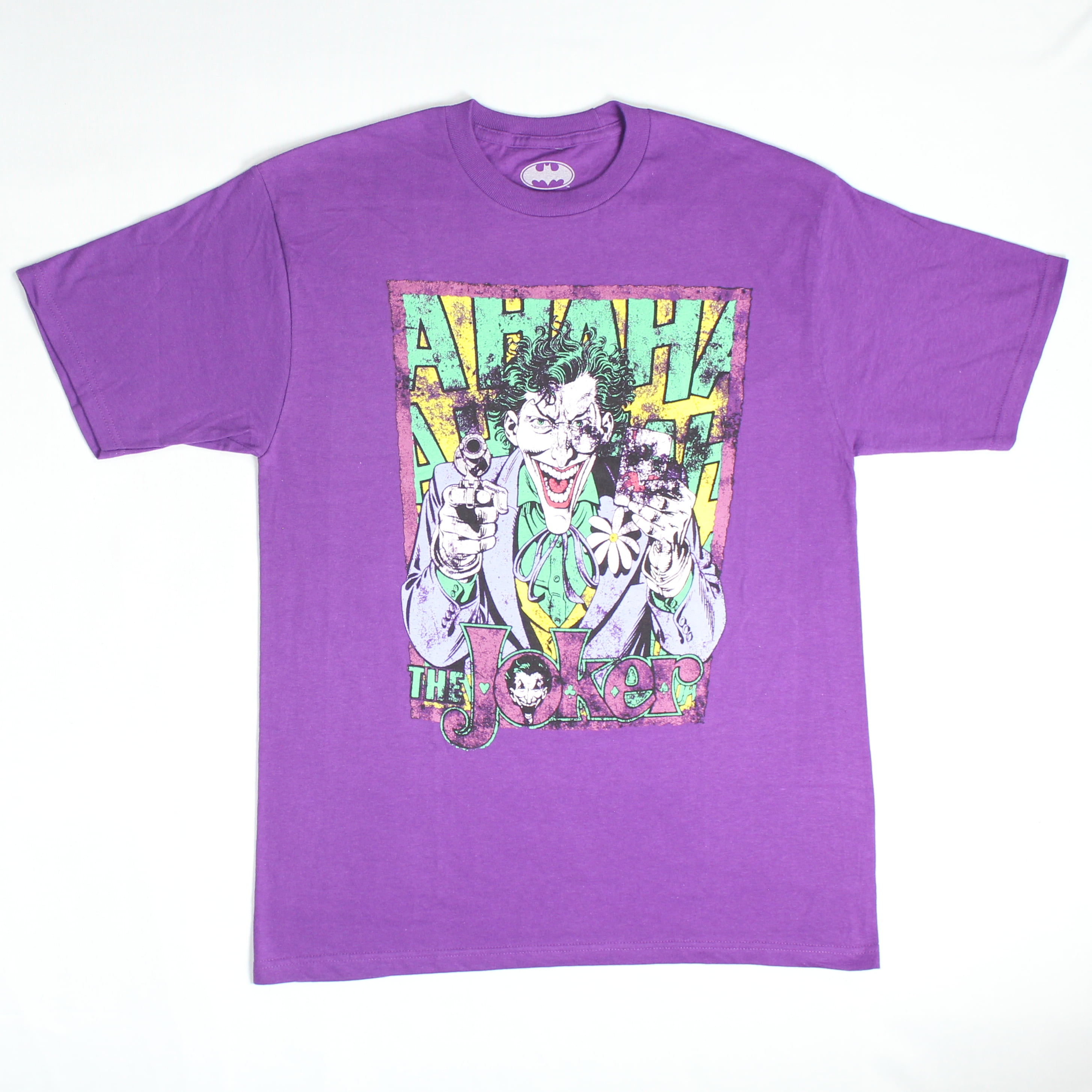 Batman The Joker HAHAHA Men's Purple T 