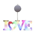 thumbnail image 2 of Valentines Decorations LOVE Window Lights with Suction Cup Valentines Day Lights Valentine's Day Window Silhouette Decorations Indoor Outdoor Wedding Birthday Anniversaries Party Decor, 2 of 2