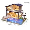 thumbnail image 3 of Dollhouse, Fun  Miniature House, For Home Ornament For Home Decor, 3 of 8