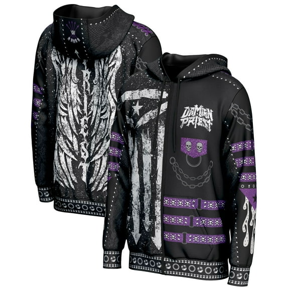 Youth ProSphere Black Damian Priest Entrance Full-Zip Hoodie