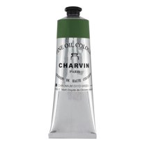 Charvin Professional Artist Quality Oil Paints, Natural Color Themed Hues, Chrome Oxide Green 150 ml