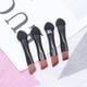 thumbnail image 3 of 20 esponjas aplicadoras de sombra de ojos de doble cara, brochas portátiles de maquillaje para mujeres y niñas (negro), 3 of 7