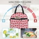 thumbnail image 4 of Fotbe Hand Drawn Strawberry Bolsa de Almuerzo con Estampado, Lonchera Aislada, Contenedores de Comida Reutilizables Tipo Cooler a Prueba de Fugas, 4 of 7