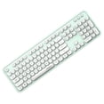 thumbnail image 3 of Joywa MOFii Wireless Keyboard And Mouse Ergonomic Notebook Home Office Use USB white green, 3 of 4