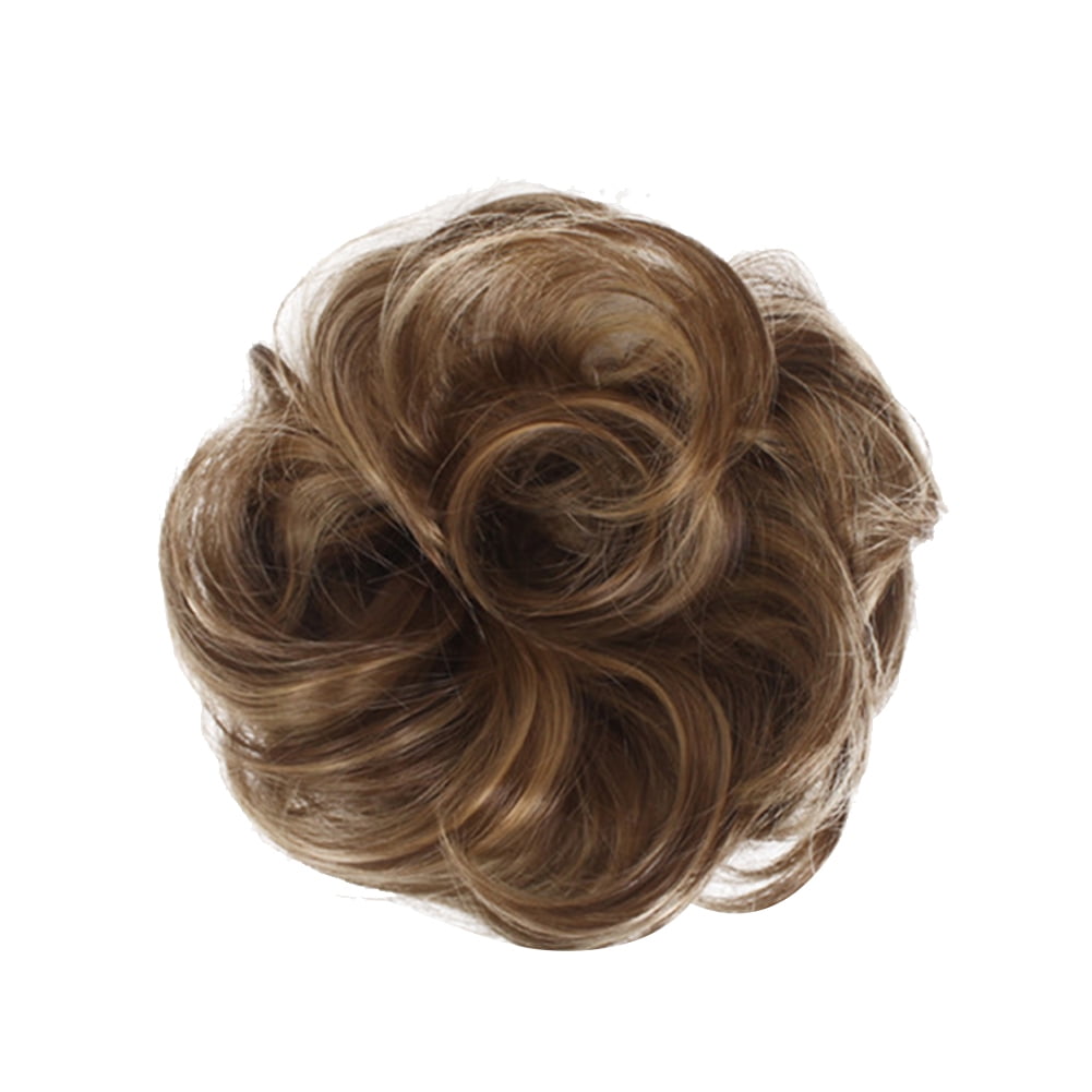 SPRING PARK Elastic Chignon as Human Curly Messy Bun Hair Piece Extension Hairpiece Scrunchie Fake Hair Extension SPRING PARK Elastic Chignon as Human Curly Messy Bun Hair Piece Extension Hairpiece Scrunchie Fake Hair Extension