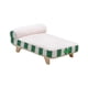 thumbnail image 3 of Cama para Gatos Yuyangstore almohadilla de perrera lavable verde y blanco, 3 of 8