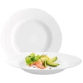thumbnail image 4 of Juego 24 Platos Hondos, Bowls o Cuencos Soperos Vidrio Opal Templado Ultra Resistentes, Colección Toledo Redondos, Modernos, Blanco Brillante 24 cm, Hecho en Italia, 4 of 9
