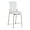 White-Chrome, variant on Milan Monique 42" Motion Back Metal Counter Stool in Black/Chrome