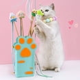 thumbnail image 3 of JANGSLNG Cat Teaser Toy Interactive Cat Tassel Toy with Bell Creative Cartoon Design Comfortable Grip Relieve Boredom Cat Stick Toy Pet Supply, 3 of 8