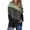 Khaki, variant on Women's Crew Neck Pullover Long Sleeve Color Block Tops Relaxed-Fit Casual Stylish Tunic Blouse Spring Fall Outfits (M, Gray)