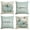 Blue, variant on Sm:)e Thanksgiving Blue Pumpkin Give Thanks Eucalyptus Leaf Fall Throw Pillow Covers 18 x 18 Set of 4