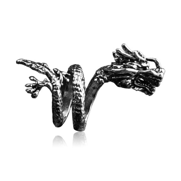Sonducket Juego de anillos de aleación Anillo masculino ajustable en forma de animal estereoscópico Accesorios populares Suministros de joyería Ropa, zapatos y accesorios Miscelánea Color antiguo Sonducket AP010678-01B