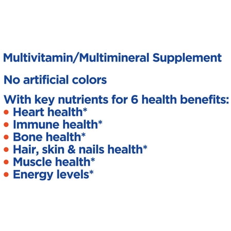 Equate One Daily Women's Multivitamin/Multimineral Supplement Tablets for Women's Health, 200 Count