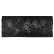 "900*400*2mm Large Size World Map Mouse-Pad Keyboard Mat Notebook Personal Computer Gaming Locking Edge Table Mat"