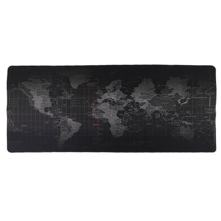 "900*400*2mm Large Size World Map Mouse-Pad Keyboard Mat Notebook Personal Computer Gaming Locking Edge Table Mat"