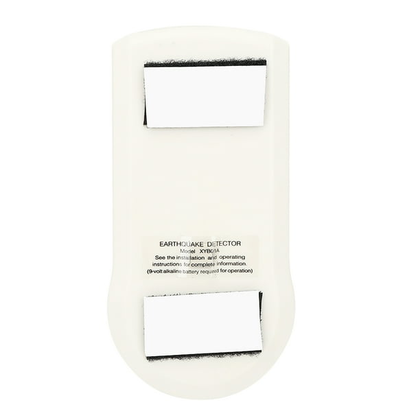 Detector De Terremotos Con Alerta Temprana | Sensibilidad Ajustable | Alarma Fuerte | Funciona Con Pila 9V | Montaje En Pared Fácil