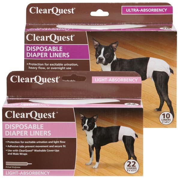 Clear Quest Disposable Diaper Liner 22 Ct Light