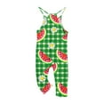 thumbnail image 5 of Mikilon Kids Sleeveless Jumpsuits Pants Size 5-13 Solid Color Graphic Baggy Pants Comfortable Wide Leg Trousers‌ Fall and Winter Loose Playful Casual Pants, 5 of 6