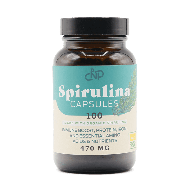 Organic Spirulina Capsules - 470mg Capsules Pills, Non Natural, Vegan Super Pure Blue Green Spirulina Powder - Walmart.com