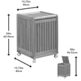 thumbnail image 3 of Abingdon Mobile Hamper with Lid, 3 of 5