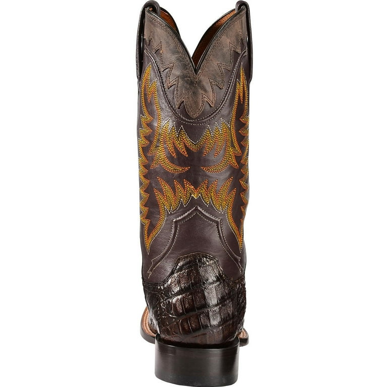 Lucchese Men s Handmade 1883 Rhys Hornback Caiman Cowboy Boot Square Toe M4549 Walmart