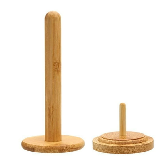 Rotating Wood Yarn Holder Wood Yarn Spool Stand Desktop Yarn Dispenser for Beginner Knitting and Crochet Project