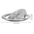 thumbnail image 6 of OULII Swing Flap Trash Chute Cover in Stainless Steel for Embedded Countertop Garbage Can, 6 of 7