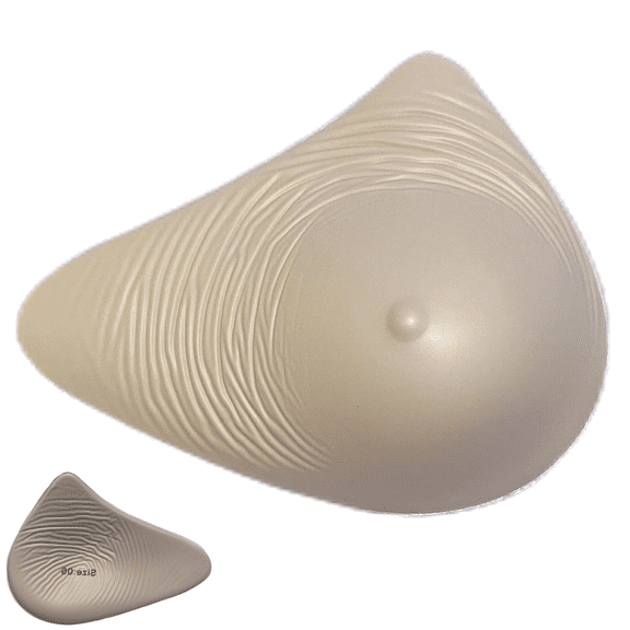 BIMEI Artificial Symmetrical Breast Form Post Mastectomy Breast Prosthesis Spiral Shape Breasts Only One Piece,Left,4