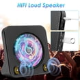 thumbnail image 4 of Reproductor de CD Gueray portátil de escritorio Bluetooth con altavoz HiFi, 4 of 9