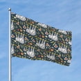 thumbnail image 2 of Picia Cute Sloth Printed Flag ,Cute Sloth Pattern Garden Flag Vertical Double,Yard Lawn Outdoor Decor 48x72", 2 of 9