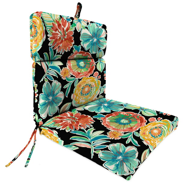 Outdoor 22" x 44" x 4" French Edge Patio Chair Cushion - Walmart.com