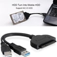 thumbnail image 1 of Hard Disk Drive SATA 7+15 Pin 22 to USB 2.0 Adapter Cable for 2.5 HDD Laptop, 1 of 5