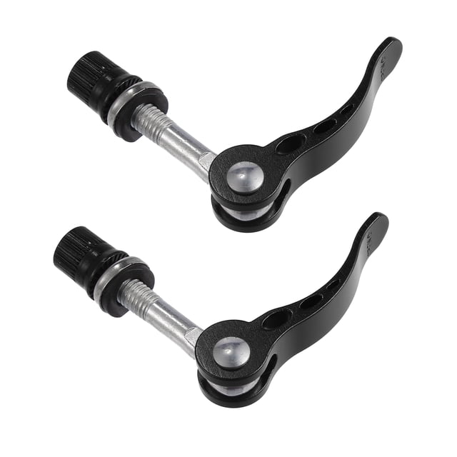 2uds 6mm Aluminio Aleación Bicicleta Sillín Tija Rápida Liberación Pasador Perno Negro 8 mm