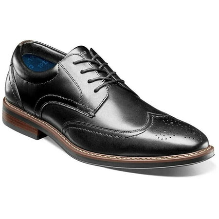 

Men s Nunn Bush Centro Flex Wingtip Oxford Party Shoes Black 84983-001