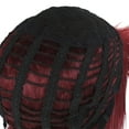 thumbnail image 4 of Perruque Synthétique Rouge Vin Ondulée Bouclée Style Cheveux pour Femmes, 4 of 7