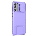 thumbnail image 4 of Rugged Case for Samsung Galaxy A03s (US Version) Camera Lens Sliding Cover, Hidden Bracket Kickstand Hybrid PC + TPU Military Grade Heavy Duty Shockproof Case for Samsung Galaxy A03s, Purple, 4 of 12