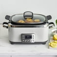 thumbnail image 6 of GreenPan 6-Quart, 14-in-1 Slow Cooker, Family Size, Ceramic Nonstick, Dishwasher Safe Parts, Cream, 6 of 11