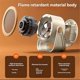 thumbnail image 2 of 500W Electric Heater Portable Desktop Warm Air Blower Small Space Heater for Winter Office Bedroom, 2 of 5