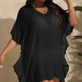thumbnail image 4 of UAYOTSE Bathing Suit Cover Ups for Women Elegant Solid Color Swimsuit Cover Up Wrap Waist Beach Swimwear Coverup,Sizes XL, 4 of 7