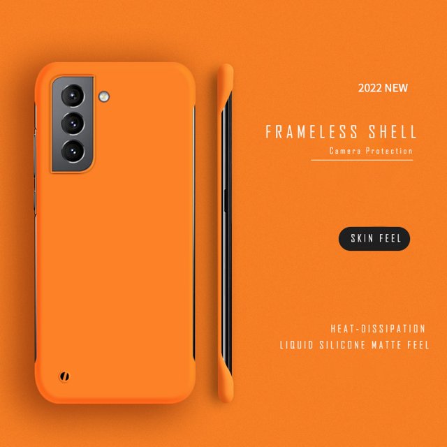 Estuche delgado delgado y rígido para PC sin marco para Samsung Galaxy S20 S22 S23 S21 FE Ultra S10 NOTE 20 Ultra Note 10 Plus Estuches mate Tan Jianjun unisex
