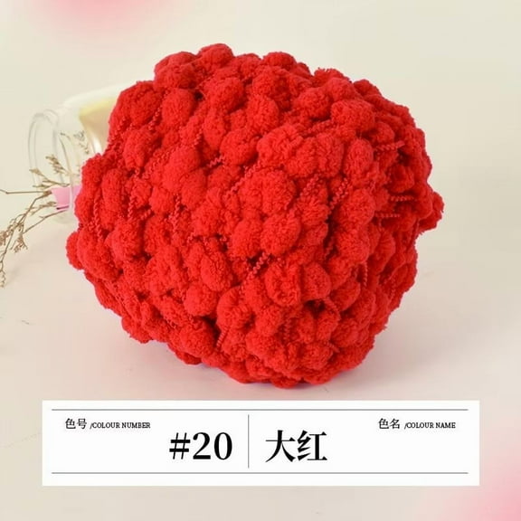 Nvzi Yarn for Knitting ， 100g per Roll, Soft & Easy to Work with, Ideal for Scarves,blanket， Hats, Sweaters - High-Quality Knitting Yarn for Beginners & Experts​,red