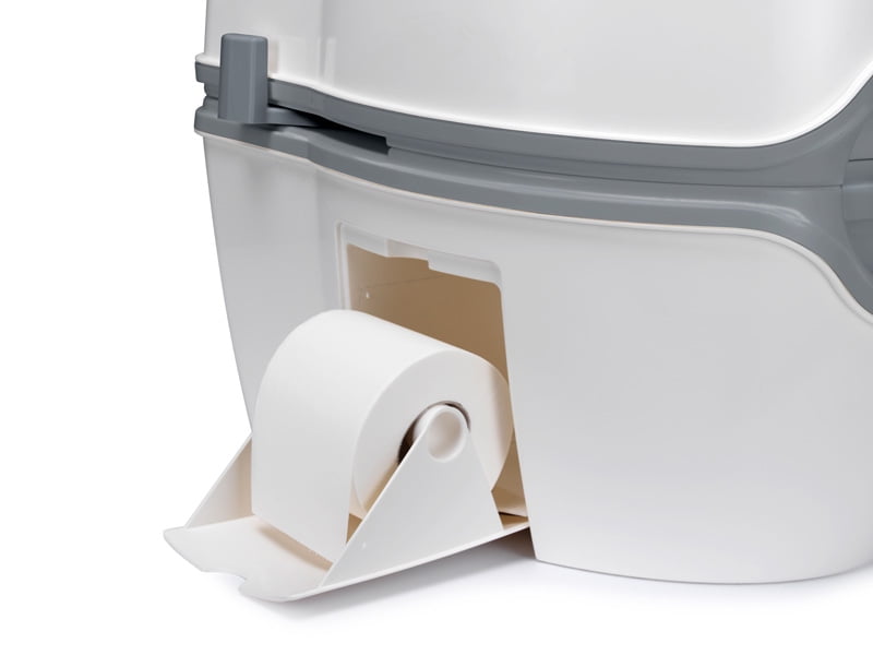 Thetford 565E Porta Potti Portable Battery Powered Flush Travel Toilet, White