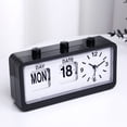 thumbnail image 3 of Unique Bargains Silent Non Tick Clock Black 7.8"L x 1.9"W x 3.7"H, 3 of 8