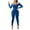 Blue, variant on IROINNID Long Sleeve Off-the-Shoulder Jumpsuit For Women Full-Length Fashion Sexy Off Shoulder Bandage Jumpsuit Bodysuit Romper Jumpsuit