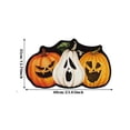 thumbnail image 3 of Halloween Doormat, Non Slide, Indoor Outdoor Rug, Cozy Polyester Material, Reusable, Multicolor, 3 of 8