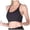 Black, variant on Gtoiithly Womens Y Back Sports Bra Comfort Padded Racerback Low Impact Spaghetti Thin Strap Bralettes Wireless Workout Yoga Gym Bras Red L