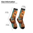 thumbnail image 2 of Fuzoiu Strong Kitten Lifting Weights Print Kids Socks For Boys Girls,Grip Crew Socks with Non Slip,Lightweight Stretch Crew Socks,Toddlers Crew Boot Socks, 2 of 5