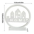 thumbnail image 3 of 1PC Round Home Shape Silicone Moulds Casting Moulds Home Candle Moulds For Casting Silicone Mould Home With Window Candle Mould Soap Mould Short Candlestick Holder 3 Set Candle Holder Candle with, 3 of 4
